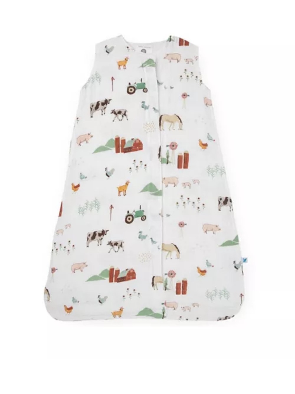 Little Unicorn Cotton Muslin Sleep Bag - Farmyard